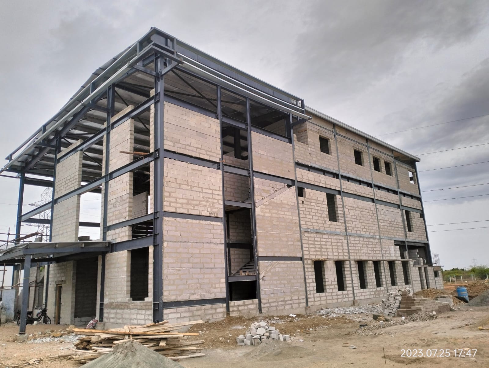 AAC block construction project 5 by Golden Marketing India