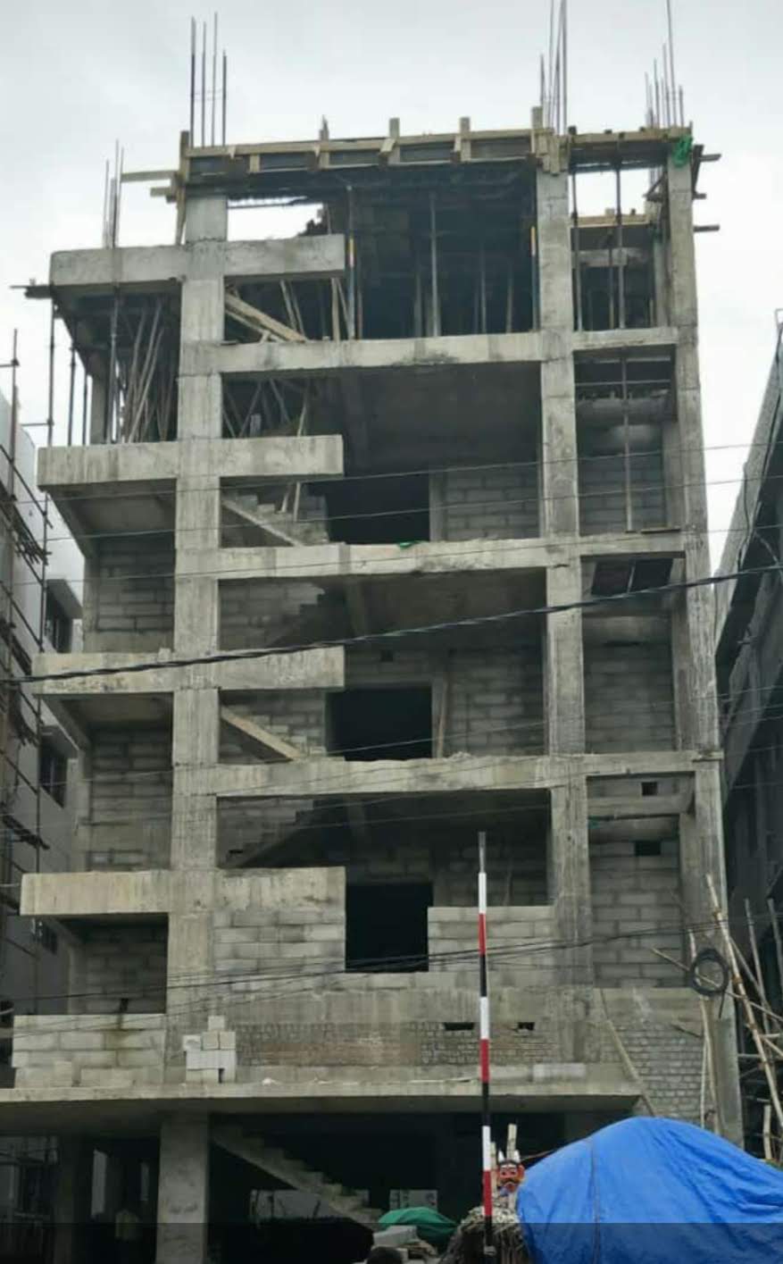 AAC panels used in an industrial warehouse structure